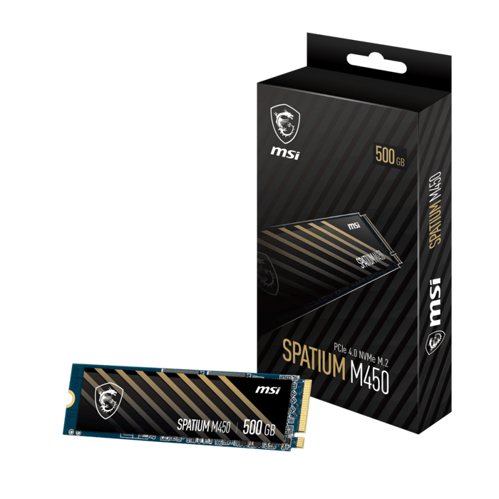 MSI SPATIUM M450 PCIe 4.0 NVMe M.2 500GB