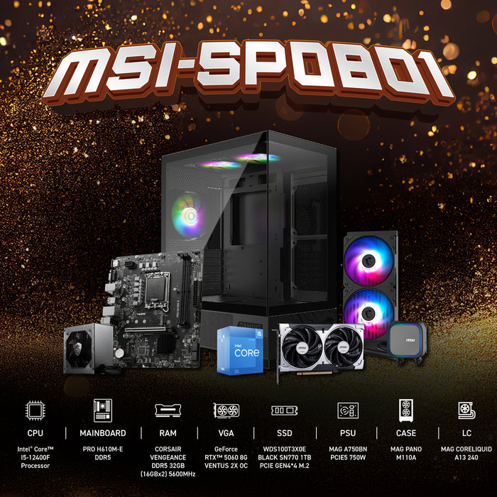 MSI-SP0801 Computer Set คอมพิวเตอร์เซ็ต