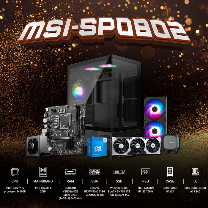 MSI-SP0802 Computer Set คอมพิวเตอร์เซ็ต