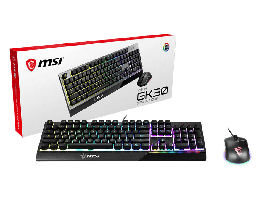 MSI VIGOR GK30 COMBO Black