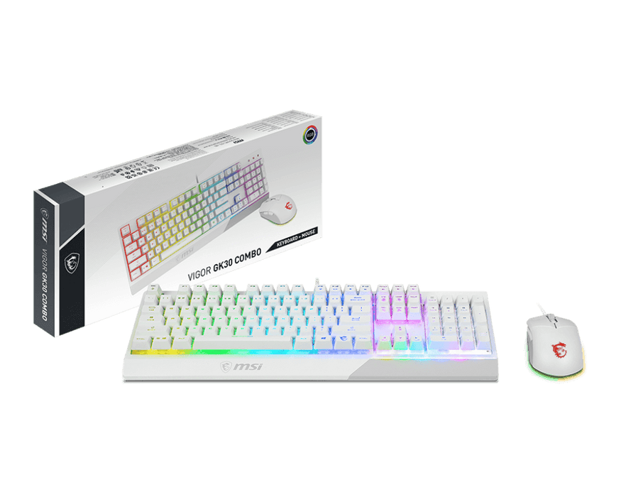 MSI VIGOR GK30 COMBO WHITE