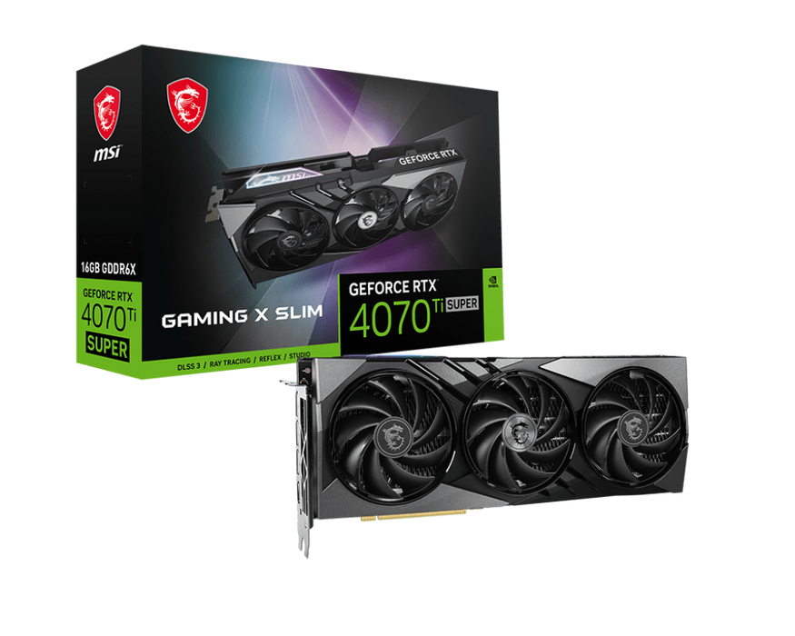 MSI GeForce RTX 4070 Ti SUPER 16G GAMING X SLIM