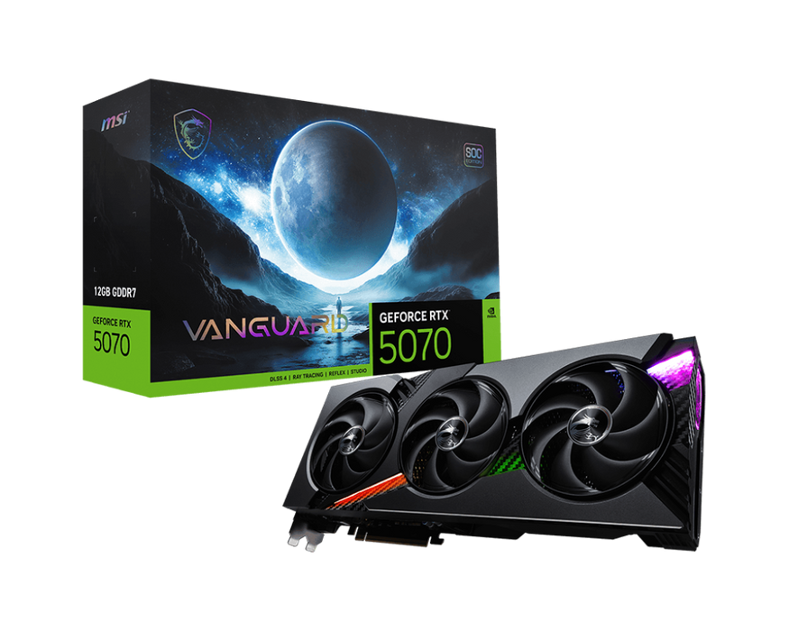 MSI GeForce RTX™ 5070 12G VANGUARD SOC