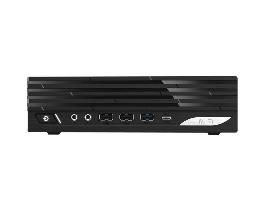 MSI PRO DP21 14M-1047TH back view showcasing ports and sleek black design, available at MSI store Thailand.