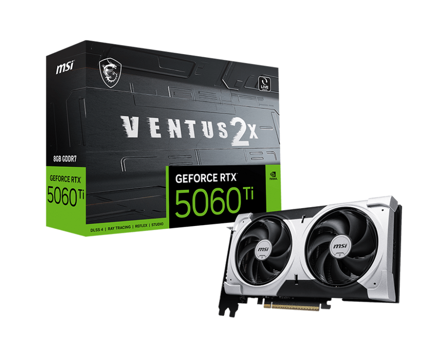 MSI GeForce RTX™ 5060 Ti 8G VENTUS 2X PLUS
