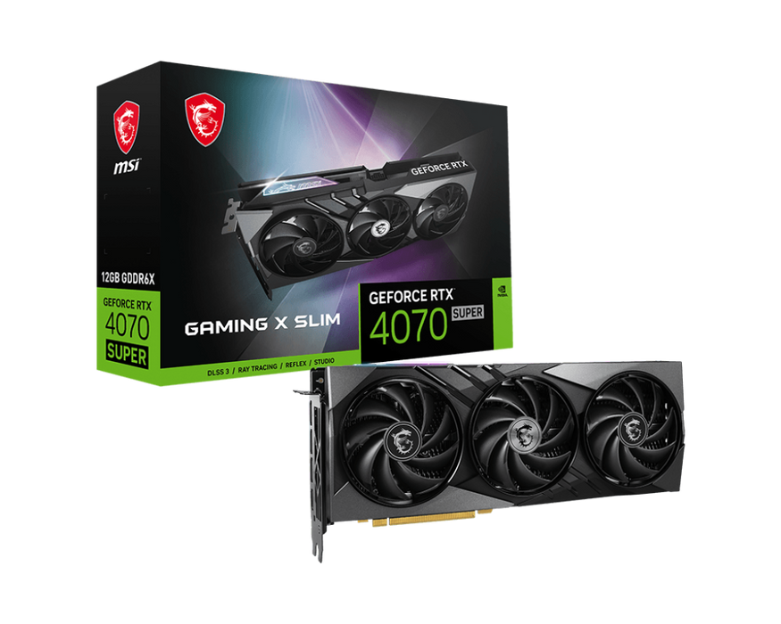 MSI GeForce RTX 4070 SUPER 12G GAMING X SLIM