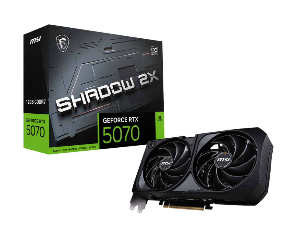 MSI GeForce RTX™ 5070 12G SHADOW 2X OC – MSI Store | Thailand