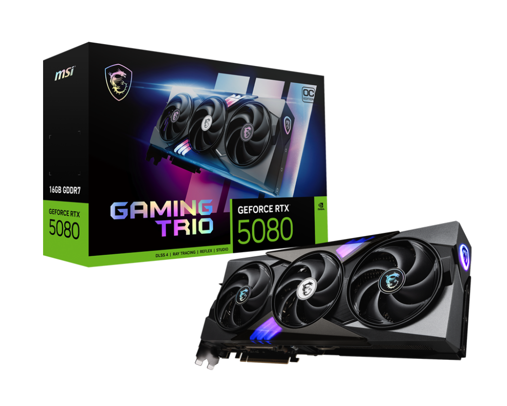 MSI GeForce RTX™ 5080 16G GAMING TRIO OC