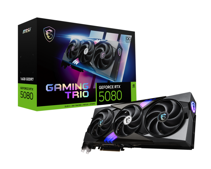 MSI GeForce RTX™ 5080 16G GAMING TRIO OC