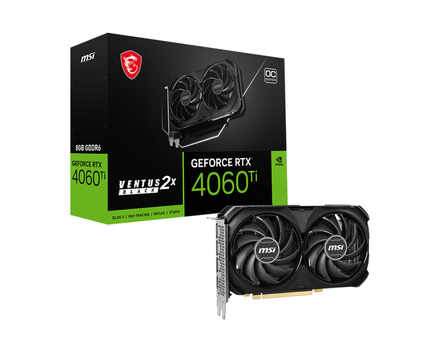 MSI VGA GEFORCE RTX 4060TI VENTUS 2X 8G OC