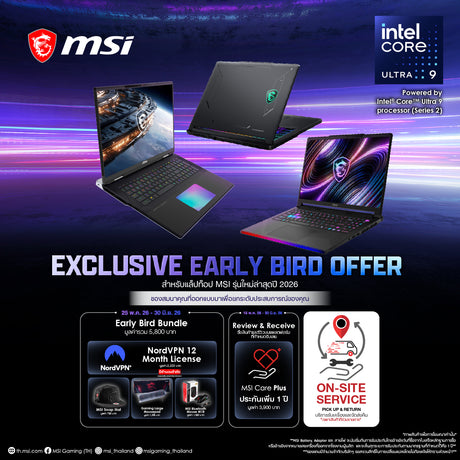 [Early Bird Offer] MSI Crosshair 16 HX E14WFK-017TH