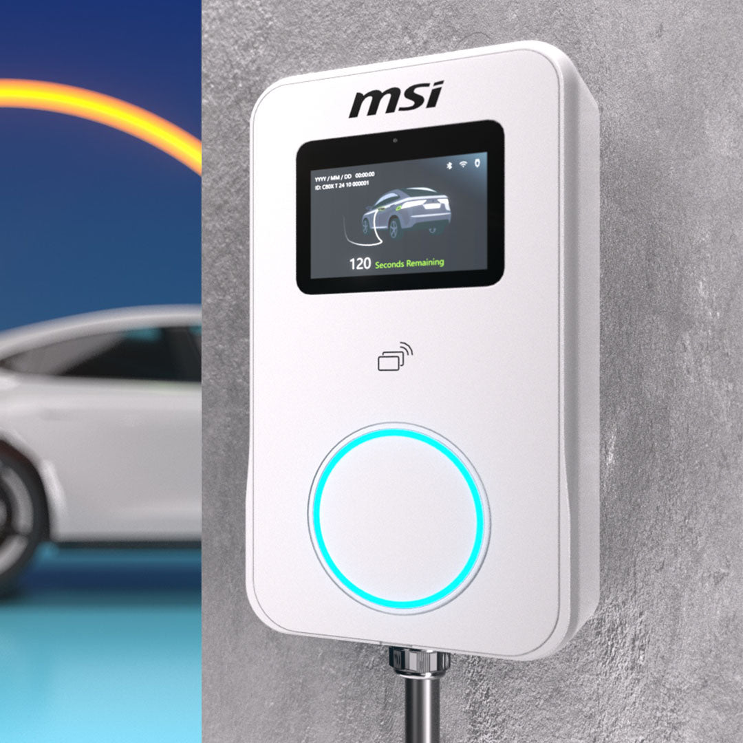 MSI EV Charging - EV ECO PREMIUM MAX WITH OUT OCPP [WHITE]