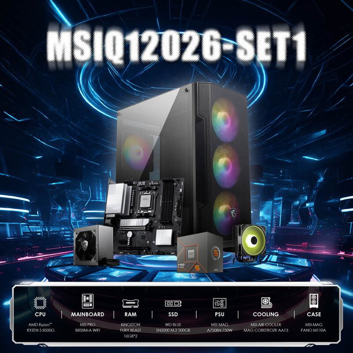 MSI Q12026-SET1 Computer Set [คอมพิวเตอร์เซ็ท]