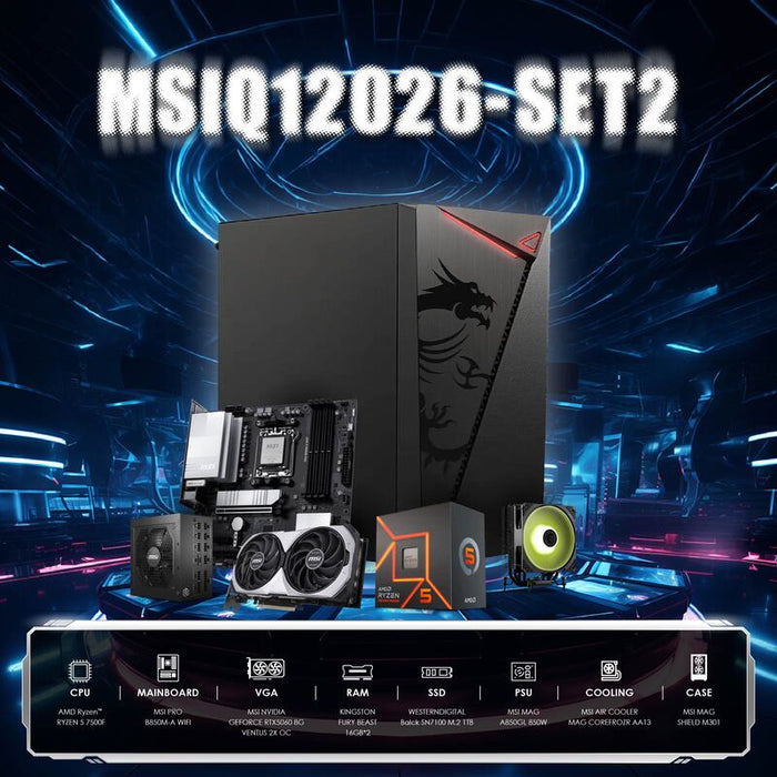 MSI Q12026-SET2 Computer Set [คอมพิวเตอร์เซ็ท]