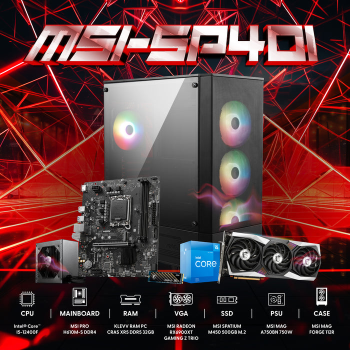 MSI-SP0401 Computer Set [คอมพิวเตอร์เซ็ท]