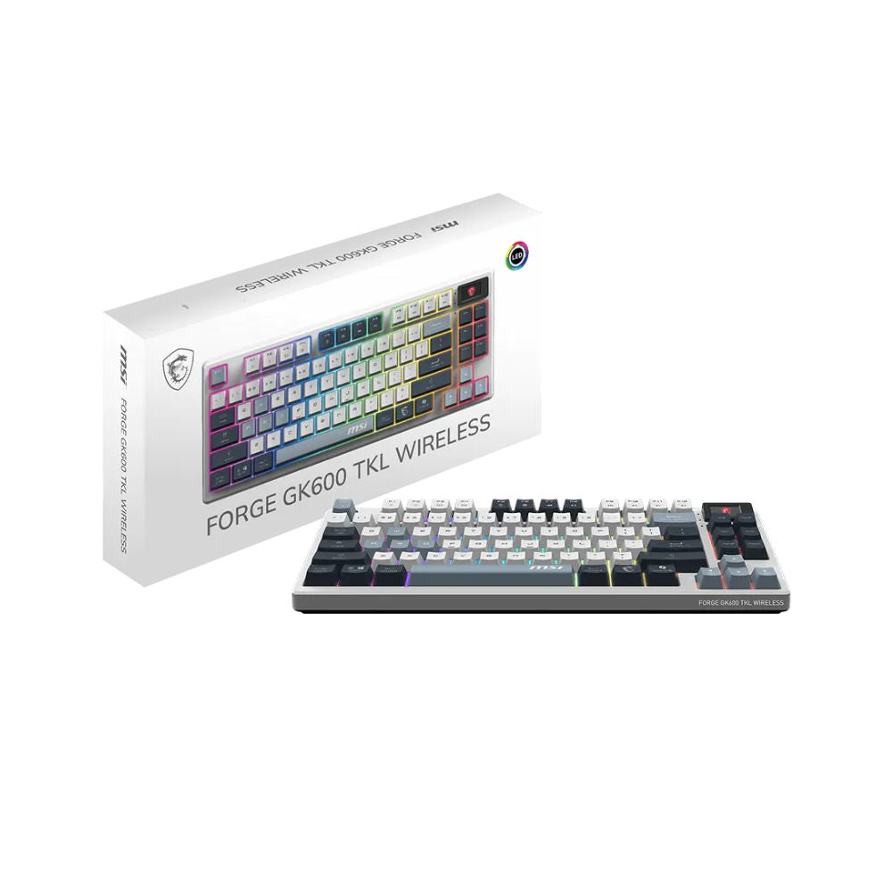 MSI FORGE GK600 TKL WIRELESS SKY