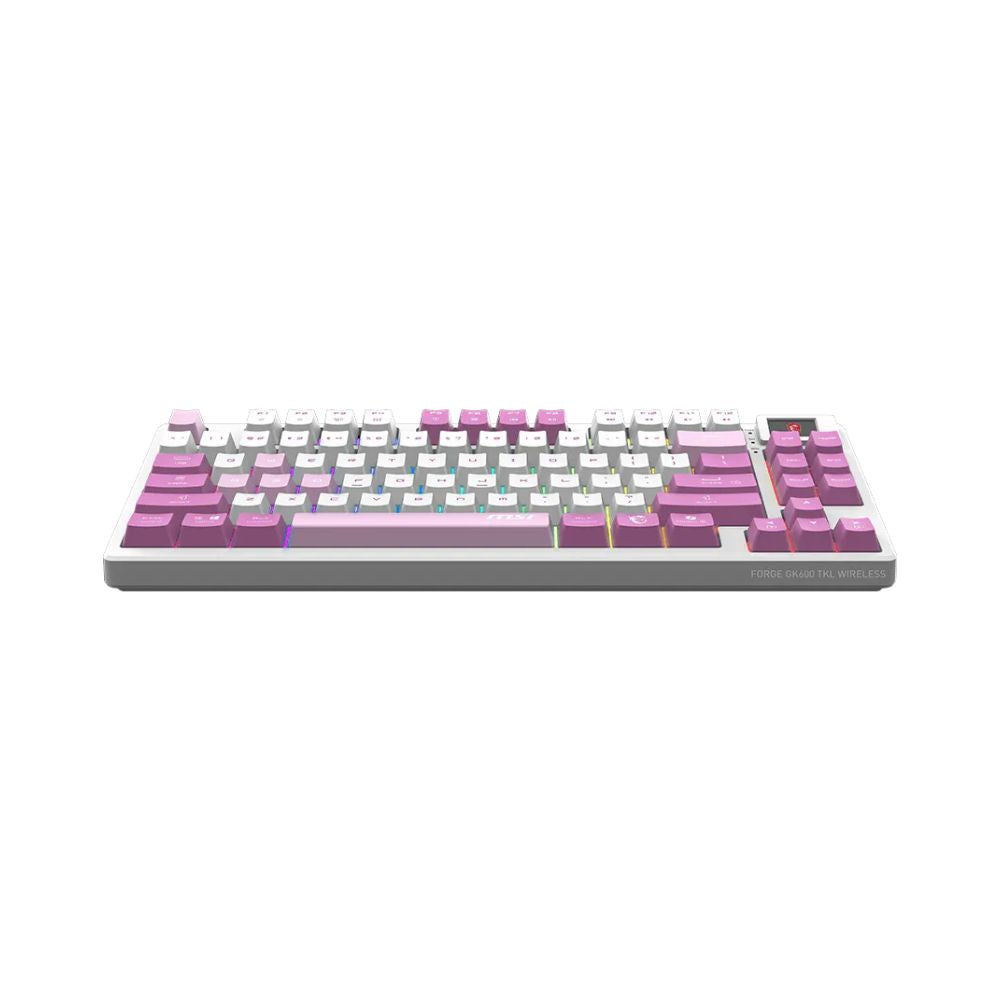 MSI FORGE GK600 TKL WIRELESS VIOLET