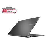 แล็ปท็อป MSI สีเทาดีไซน์บางเฉียบ พร้อมตราสัญลักษณ์รางวัล PCMag Readers' Choice