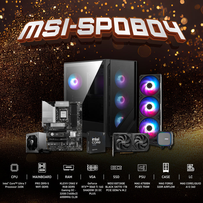 MSI-SP0804 Computer Set คอมพิวเตอร์เซ็ต