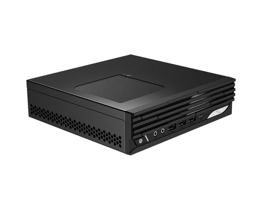 MSI PRO DP21 14M-1047TH mini PC in black with multiple ports, ideal for home and office use in Thailand.