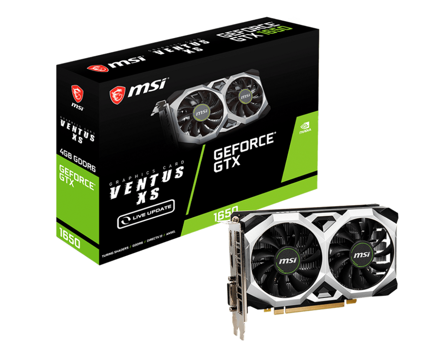MSI GEFORCE GTX1650 D6 VENTUS XS V1