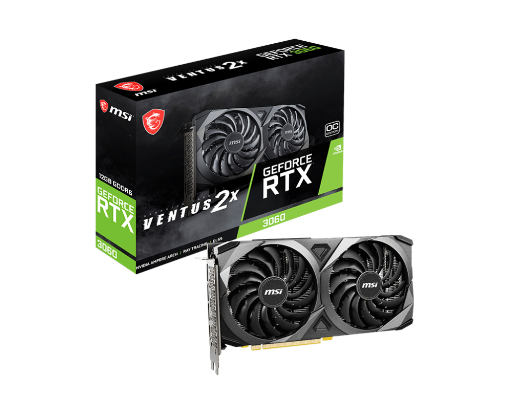 MSI VGA GEFORCE RTX3060 VENTUS 2X 12G OC LHR