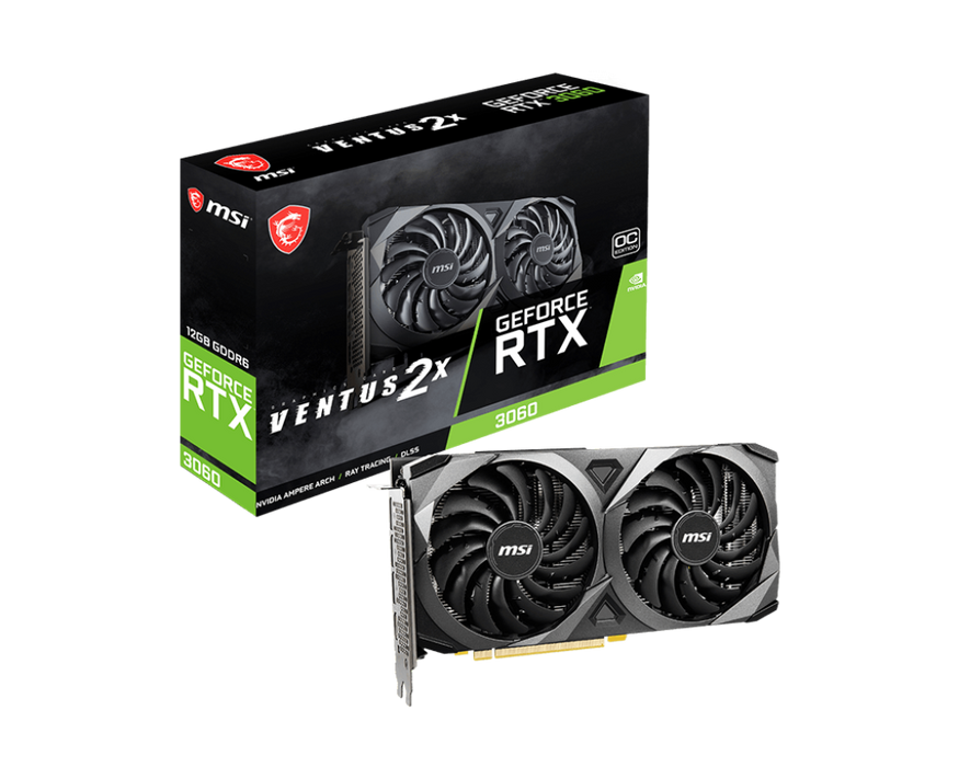 MSI VGA GEFORCE RTX3060 VENTUS 2X 12G OC LHR